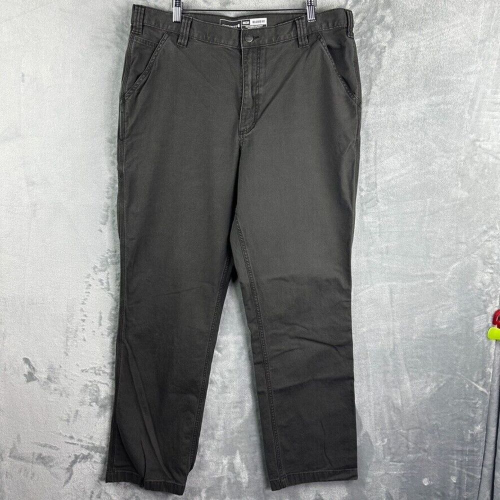 carhartt relexed fit pants‎ mens 38x34 flex canvas gray